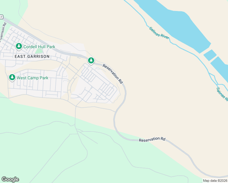 map of restaurants, bars, coffee shops, grocery stores, and more near 21606 Ord Avenue in Salinas