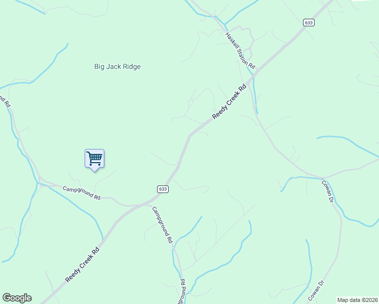 map of restaurants, bars, coffee shops, grocery stores, and more near 8512 Reedy Creek Road in Bristol