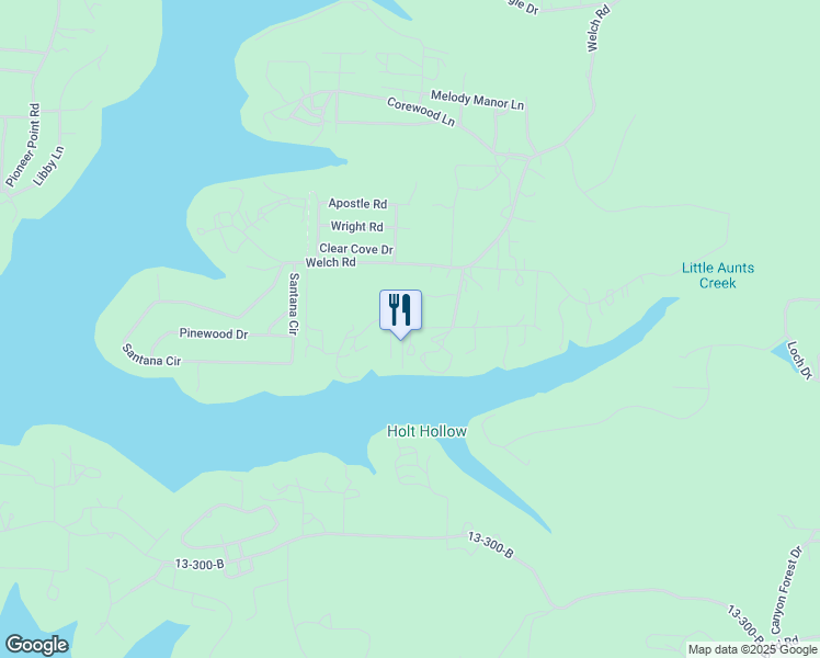 map of restaurants, bars, coffee shops, grocery stores, and more near 131-189 Vacation Ln in Reeds Spring