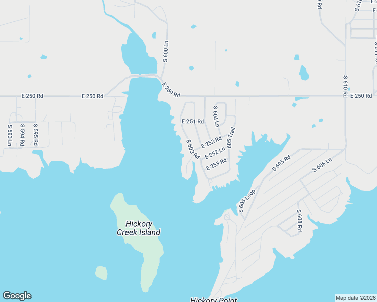 map of restaurants, bars, coffee shops, grocery stores, and more near 25221 South 603 Road in Grove