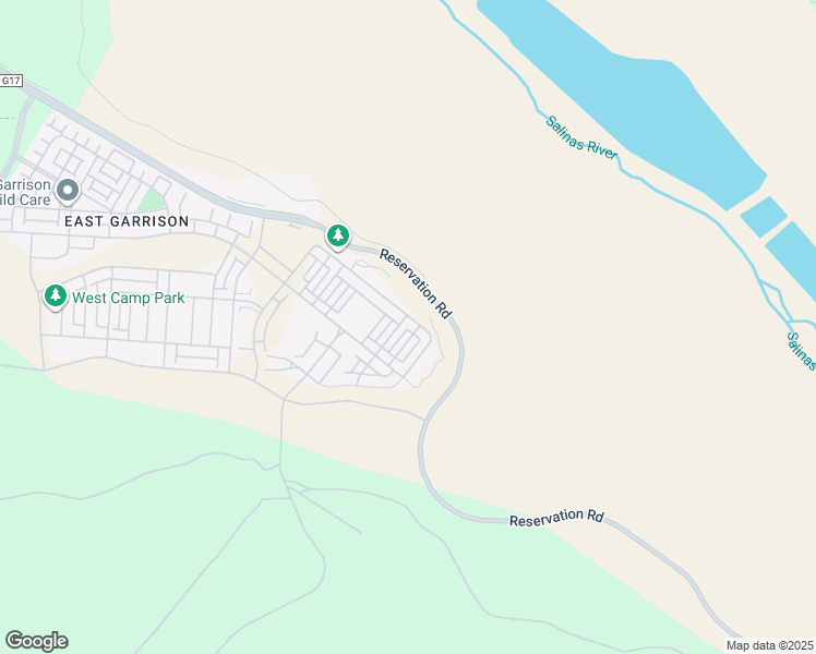 map of restaurants, bars, coffee shops, grocery stores, and more near 21572 Ord Avenue in Salinas