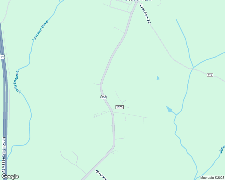 map of restaurants, bars, coffee shops, grocery stores, and more near 303 Lafayette Drive in Danville