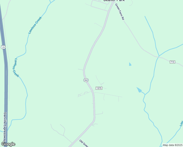 map of restaurants, bars, coffee shops, grocery stores, and more near 303 Lafayette Drive in Danville