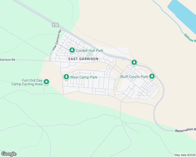 map of restaurants, bars, coffee shops, grocery stores, and more near 14842 Kit Carson Drive in Marina