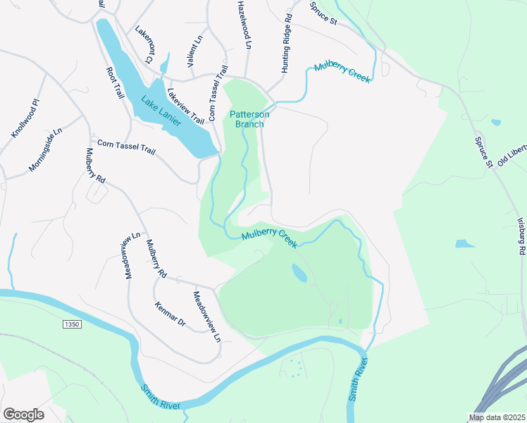 map of restaurants, bars, coffee shops, grocery stores, and more near 101 Courtney Terrace in Martinsville