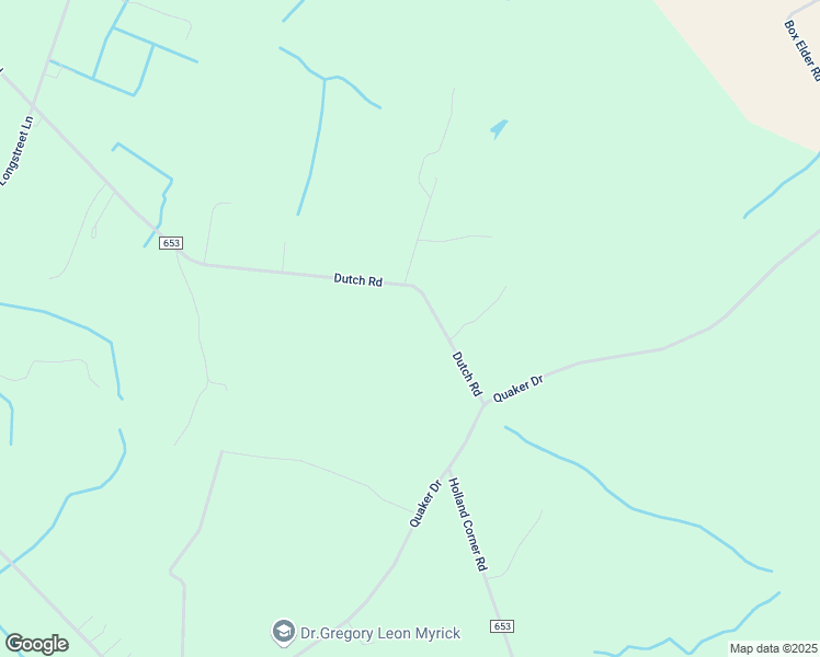 map of restaurants, bars, coffee shops, grocery stores, and more near 1519 Dutch Road in Suffolk