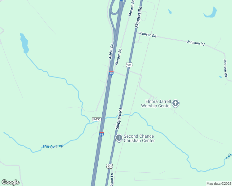 map of restaurants, bars, coffee shops, grocery stores, and more near 2411 Skippers Road in Emporia