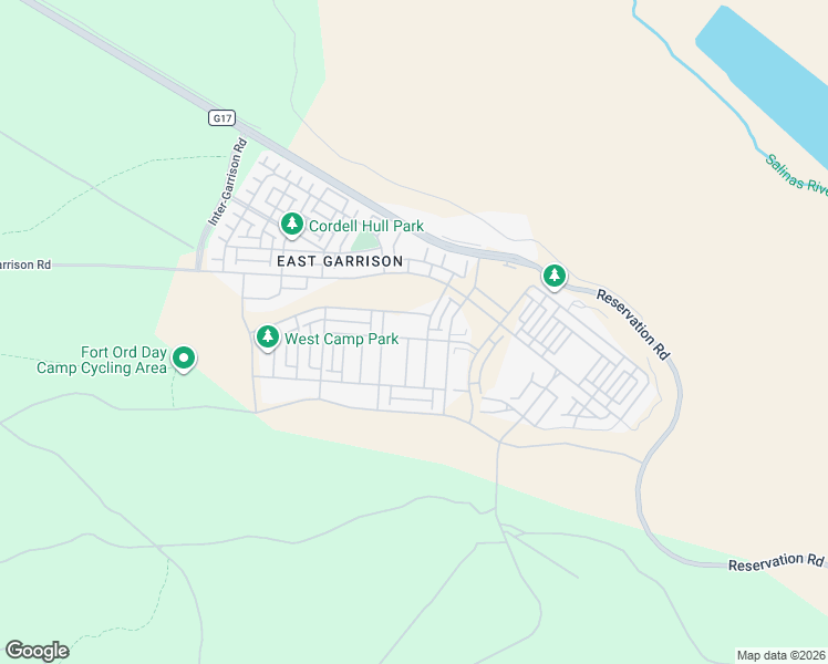 map of restaurants, bars, coffee shops, grocery stores, and more near 14610 Lee Avenue in Marina