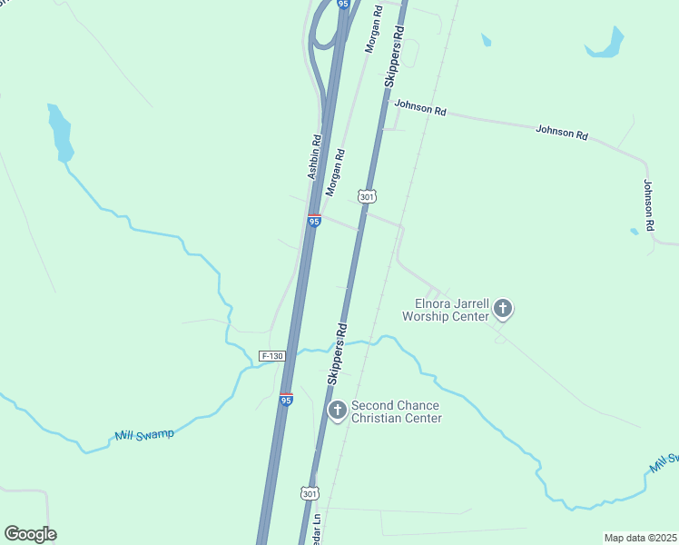 map of restaurants, bars, coffee shops, grocery stores, and more near 2395 Skippers Road in Emporia