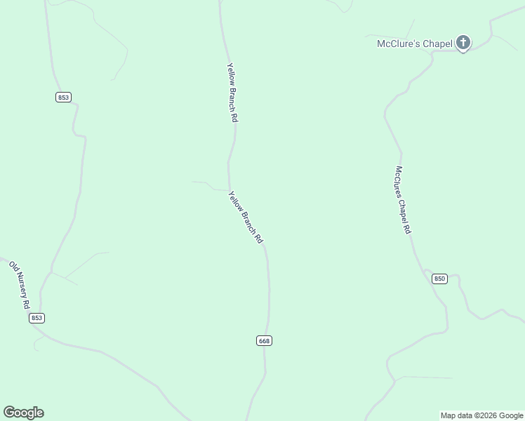 map of restaurants, bars, coffee shops, grocery stores, and more near State Road 668 in Rose Hill