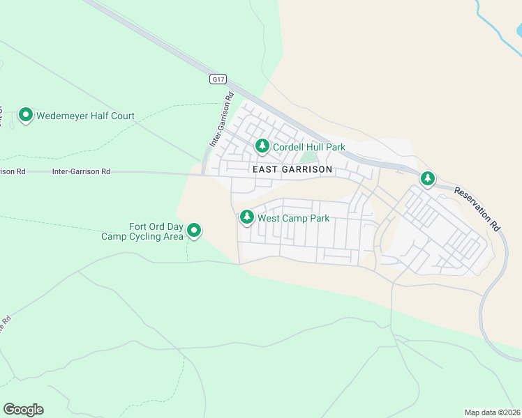 map of restaurants, bars, coffee shops, grocery stores, and more near 14434 Lee Avenue in Marina
