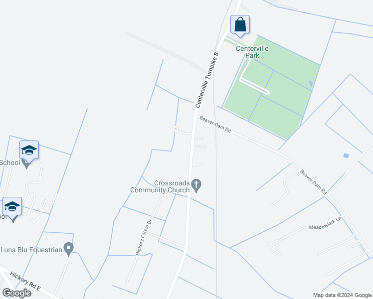map of restaurants, bars, coffee shops, grocery stores, and more near 2032 Centerville Turnpike South in Chesapeake