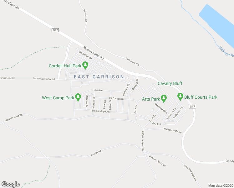 map of restaurants, bars, coffee shops, grocery stores, and more near 14610 Lee Avenue in Marina