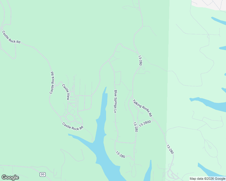 map of restaurants, bars, coffee shops, grocery stores, and more near 305-599 Blue Springs Lane in Reeds Spring