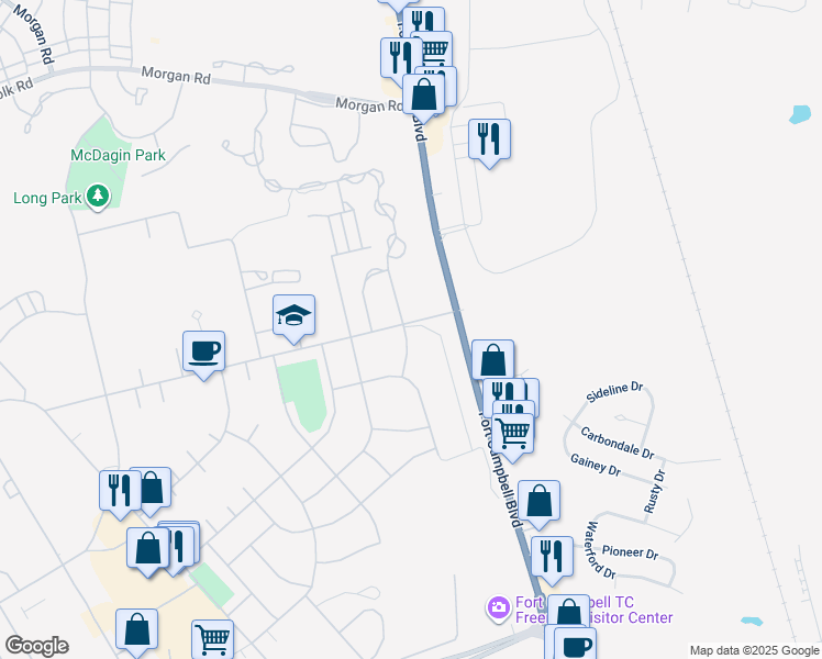 Fort Campbell Zip Code Map United States Map
