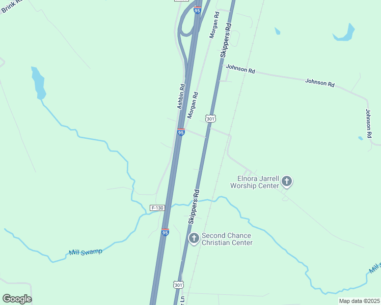 map of restaurants, bars, coffee shops, grocery stores, and more near 2359 Skippers Road in Emporia