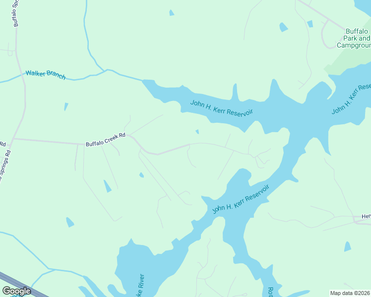 map of restaurants, bars, coffee shops, grocery stores, and more near 926-1088 Buffalo Creek Road in Buffalo Junction