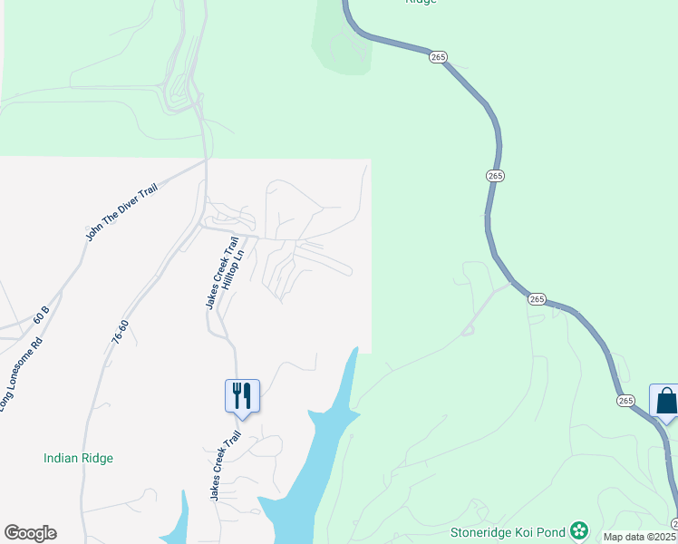 map of restaurants, bars, coffee shops, grocery stores, and more near 155 David Shawn Drive in Branson