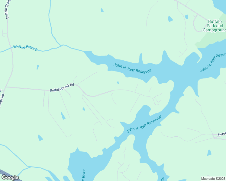 map of restaurants, bars, coffee shops, grocery stores, and more near 926 Buffalo Creek Road in Buffalo Junction