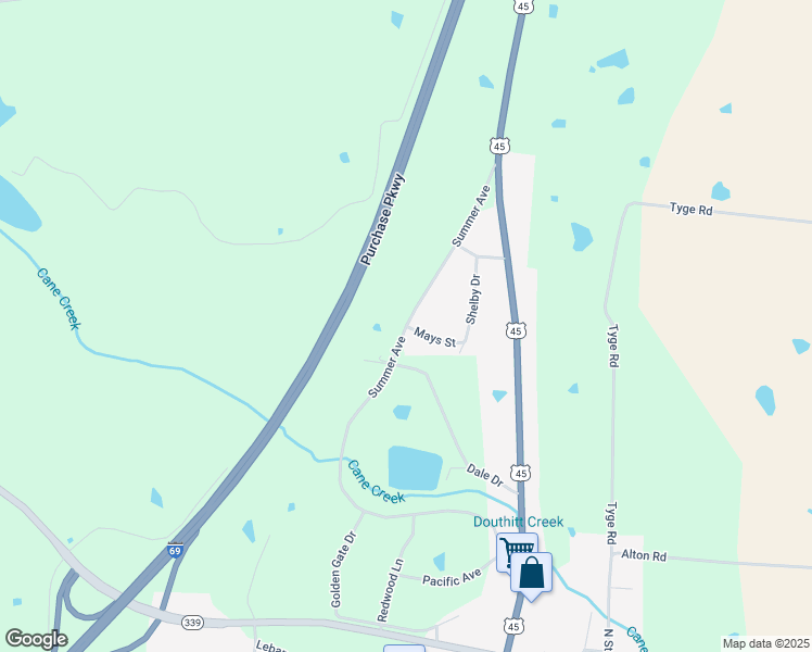 map of restaurants, bars, coffee shops, grocery stores, and more near 441 Summer Avenue in Wingo