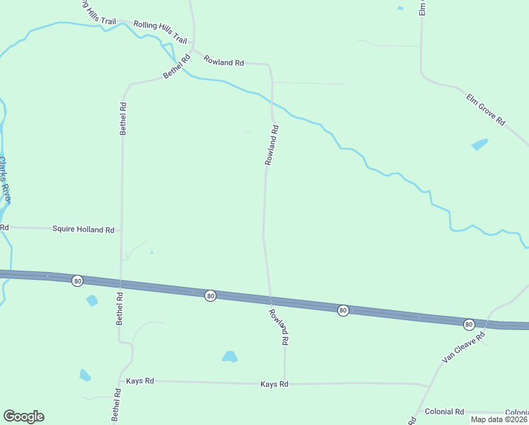 map of restaurants, bars, coffee shops, grocery stores, and more near 654 Rowland Road in Almo