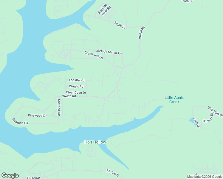 map of restaurants, bars, coffee shops, grocery stores, and more near 1517 Welch Road in Reeds Spring