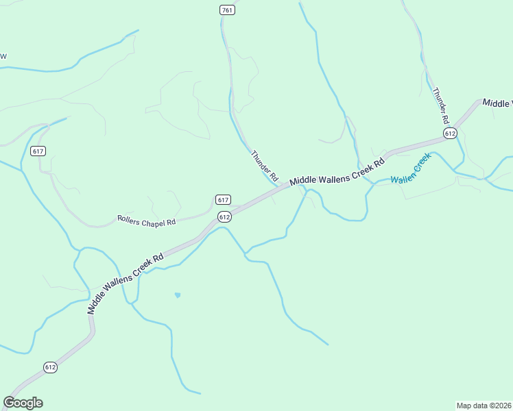 map of restaurants, bars, coffee shops, grocery stores, and more near State Route 612 in Jonesville