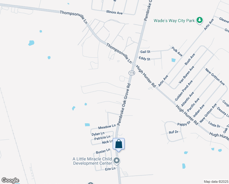 map of restaurants, bars, coffee shops, grocery stores, and more near 218 Azalea Drive in Oak Grove