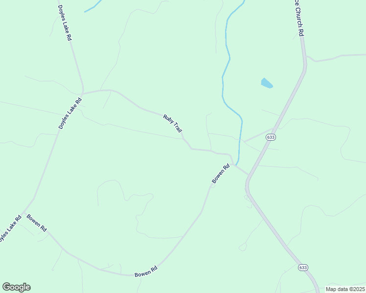 map of restaurants, bars, coffee shops, grocery stores, and more near 401 Ruby Trail in Emporia