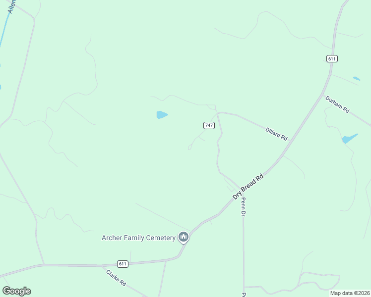 map of restaurants, bars, coffee shops, grocery stores, and more near 621 Dillard Road in Lawrenceville