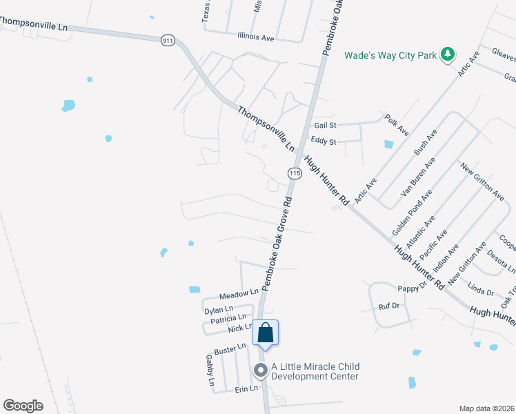 map of restaurants, bars, coffee shops, grocery stores, and more near 218 Azalea Drive in Oak Grove