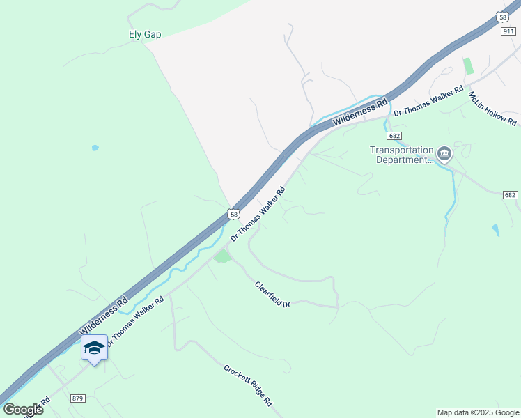 map of restaurants, bars, coffee shops, grocery stores, and more near 3981 U.S. 58 Bus in Rose Hill