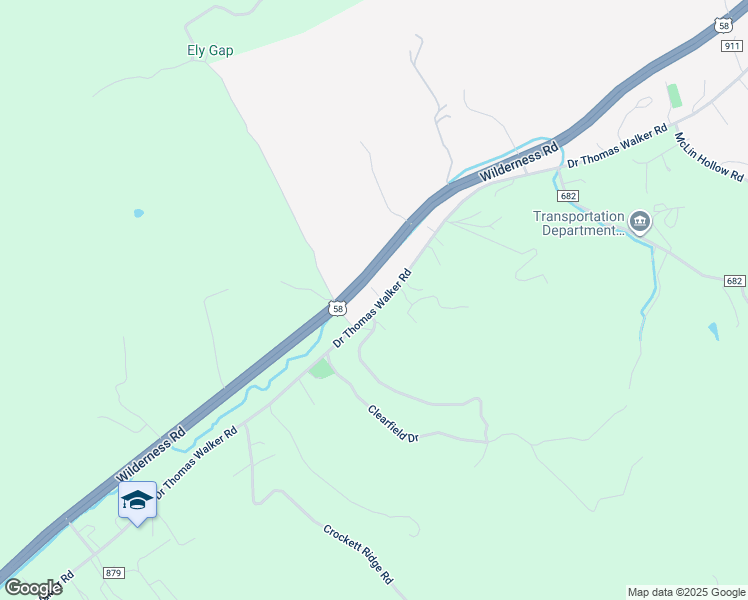 map of restaurants, bars, coffee shops, grocery stores, and more near 3981 U.S. 58 Bus in Rose Hill