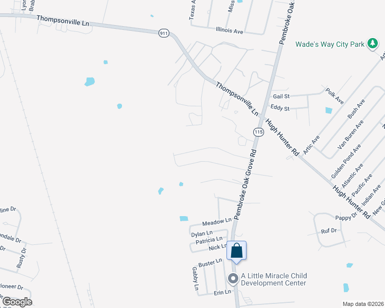 map of restaurants, bars, coffee shops, grocery stores, and more near 244 Azalea Drive in Oak Grove