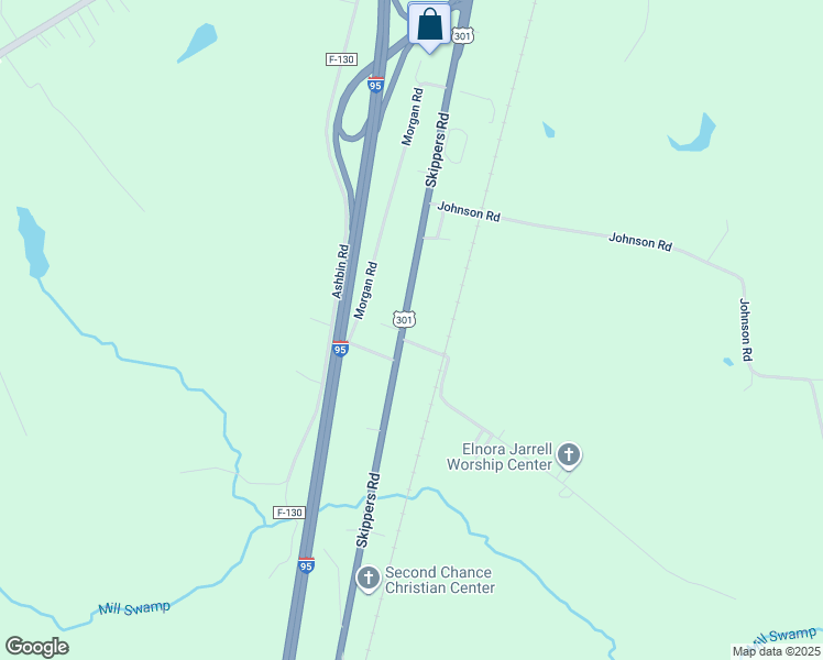 map of restaurants, bars, coffee shops, grocery stores, and more near 2200 Skippers Road in Emporia