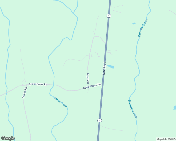 map of restaurants, bars, coffee shops, grocery stores, and more near 98 Morris Drive in South Hill
