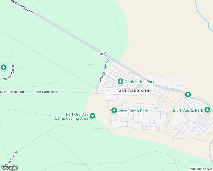 map of restaurants, bars, coffee shops, grocery stores, and more near 13305 Warren Avenue in Marina