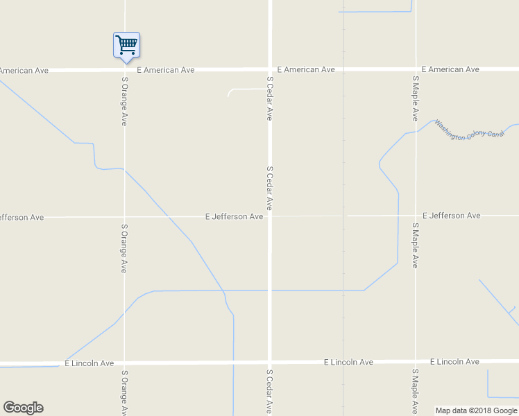 map of restaurants, bars, coffee shops, grocery stores, and more near 5437 South Cedar Avenue in Fresno