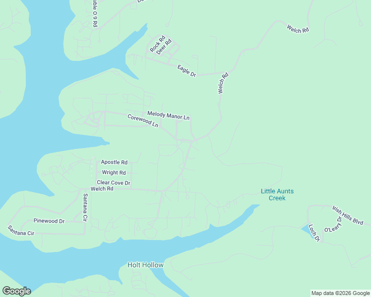 map of restaurants, bars, coffee shops, grocery stores, and more near 1363 Welch Road in Reeds Spring