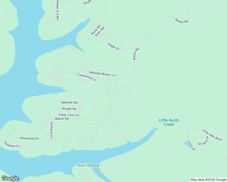 map of restaurants, bars, coffee shops, grocery stores, and more near 1363 Welch Road in Reeds Spring