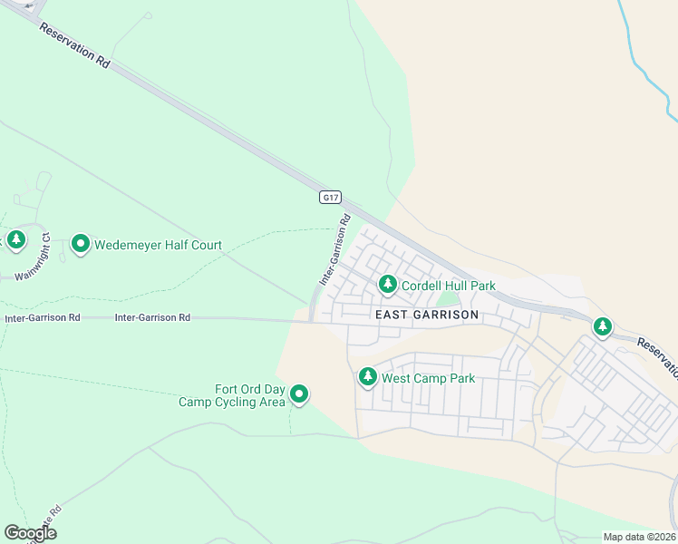 map of restaurants, bars, coffee shops, grocery stores, and more near 13102 Chamberlain Avenue in Marina