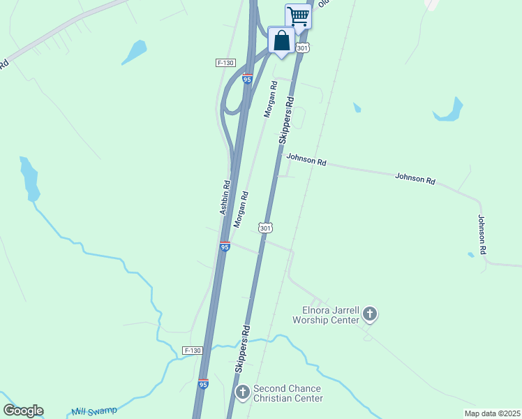 map of restaurants, bars, coffee shops, grocery stores, and more near 2115 Skippers Road in Emporia