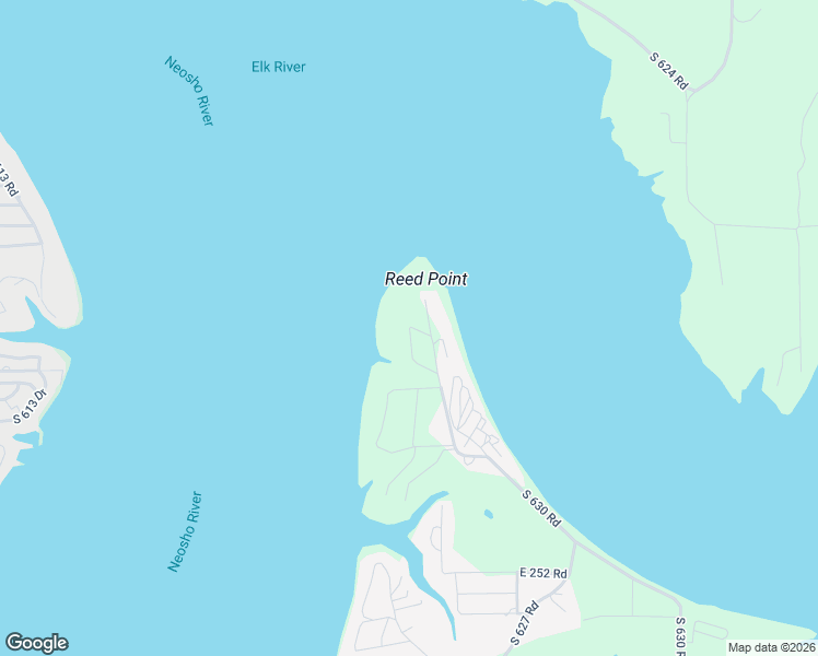 map of restaurants, bars, coffee shops, grocery stores, and more near 62194 East 245 Lane in Grove