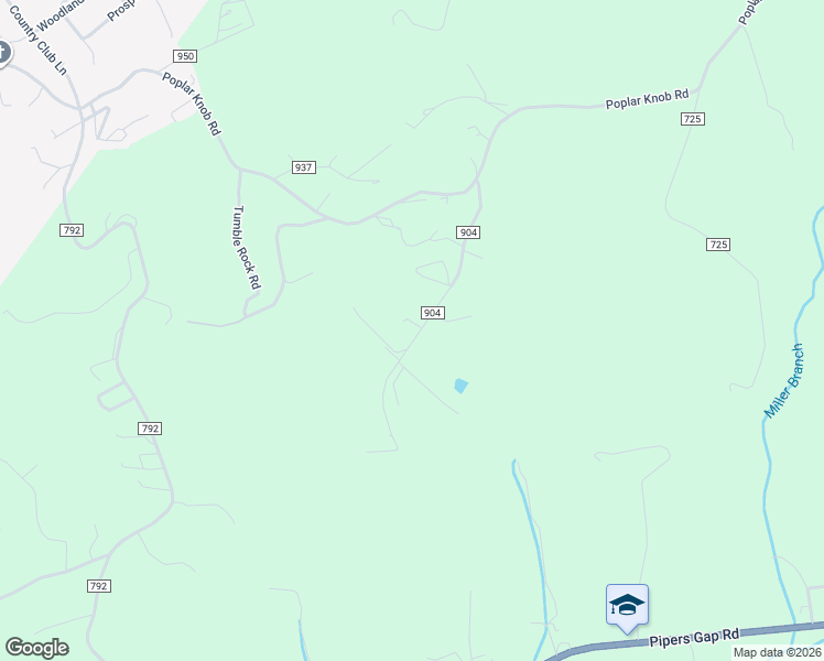 map of restaurants, bars, coffee shops, grocery stores, and more near 416 State Road 904 in Galax