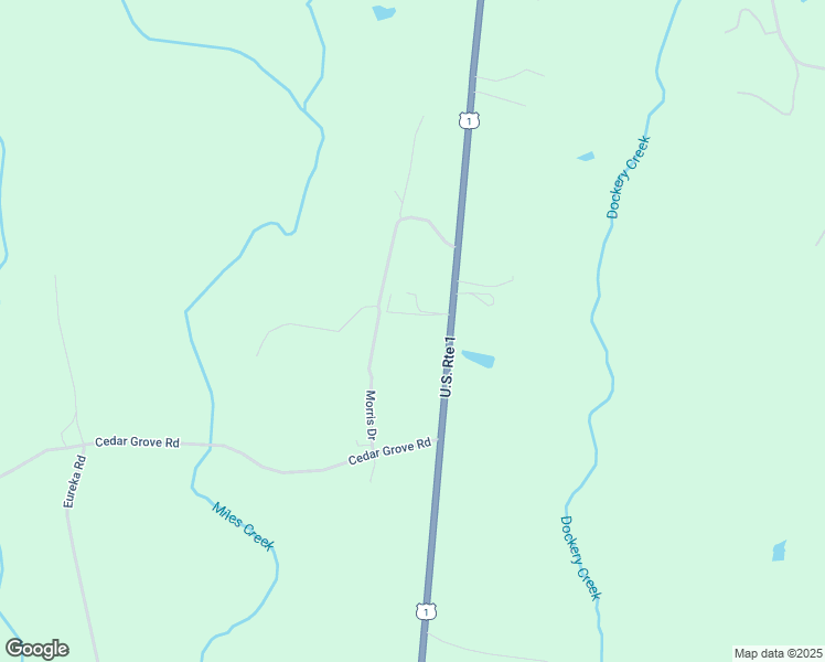 map of restaurants, bars, coffee shops, grocery stores, and more near 98 Morris Drive in South Hill