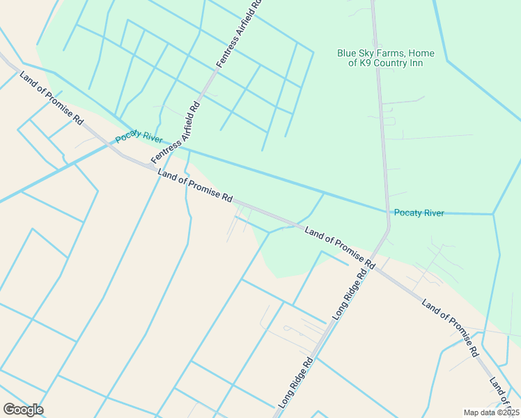 map of restaurants, bars, coffee shops, grocery stores, and more near 1812 Land of Promise Road in Chesapeake