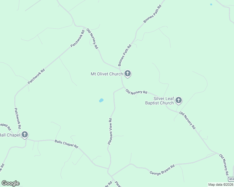 map of restaurants, bars, coffee shops, grocery stores, and more near 2188 Old Nursery Road in Rose Hill