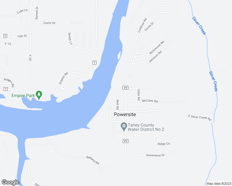 map of restaurants, bars, coffee shops, grocery stores, and more near 443 Cliffhouse Road in Powersite