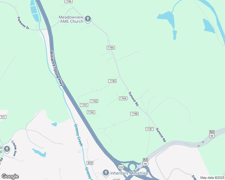 map of restaurants, bars, coffee shops, grocery stores, and more near Fairwood Drive in Henry County