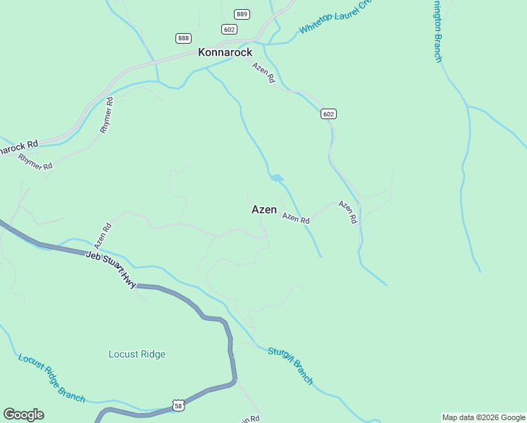 map of restaurants, bars, coffee shops, grocery stores, and more near 21358-21392 Azen Road in Damascus